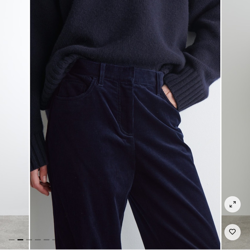 COS Corduroy Straight Leg Pants - Picture 2 of 8